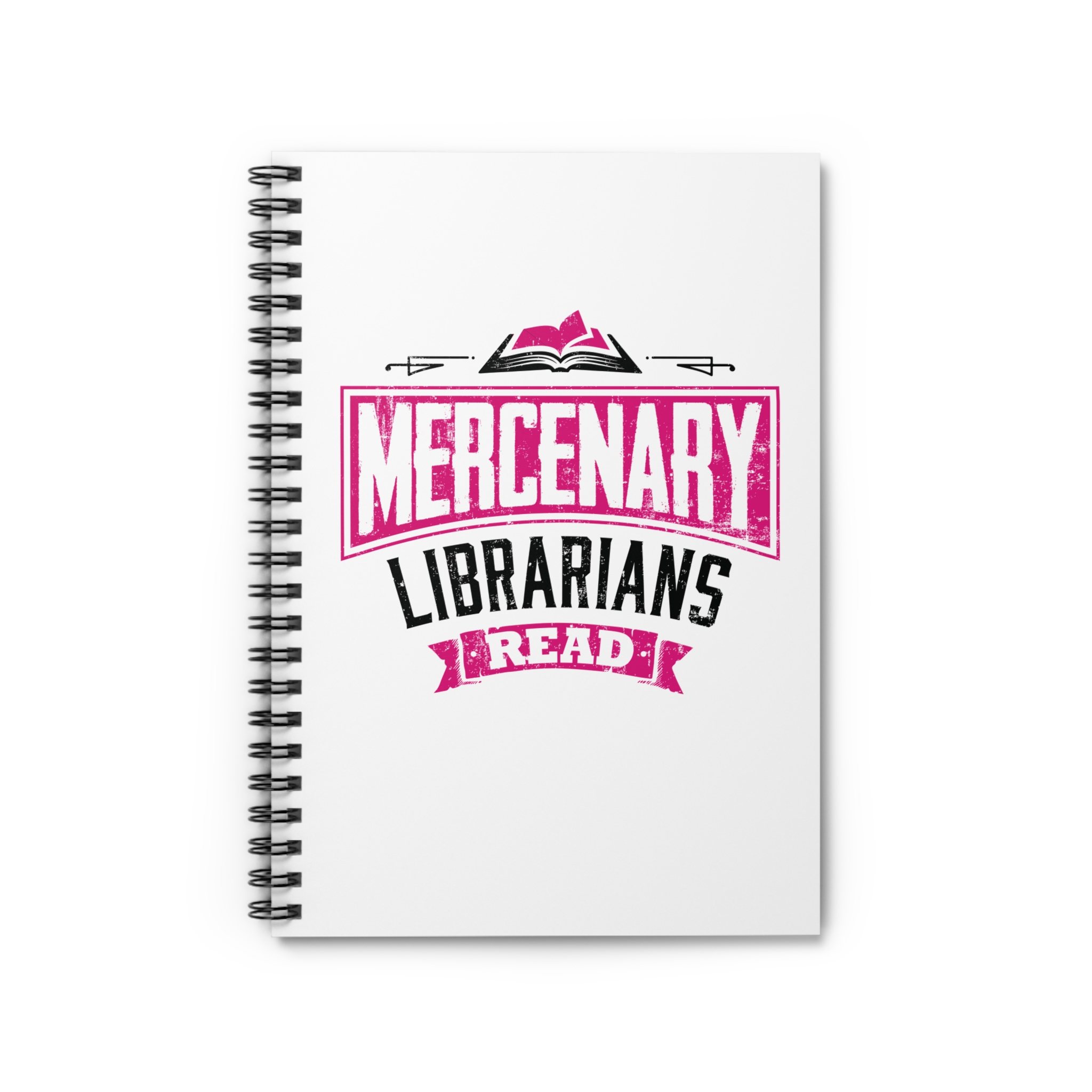 Pink Mercenary Librarians Notebook