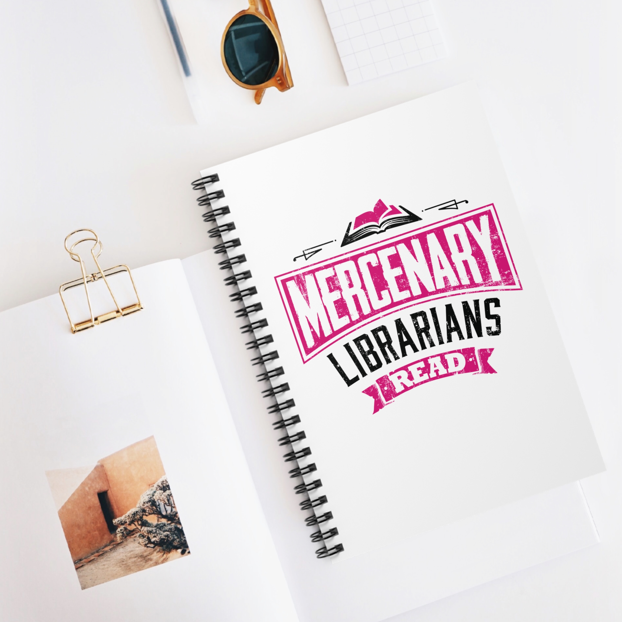 Pink Mercenary Librarians Notebook - Image 5
