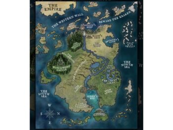 Sheltered Lands Map (Poster)