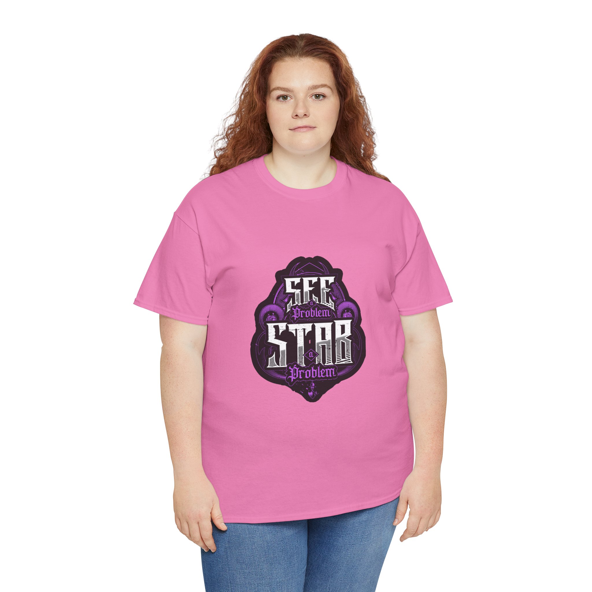 See A Problem Stab a Problem T-Shirt (Purple) - Image 5