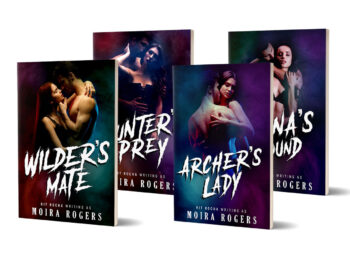 All four Bloodhounds books in print.