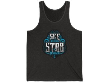 See a Problem Stab a Problem Tank (Blue)