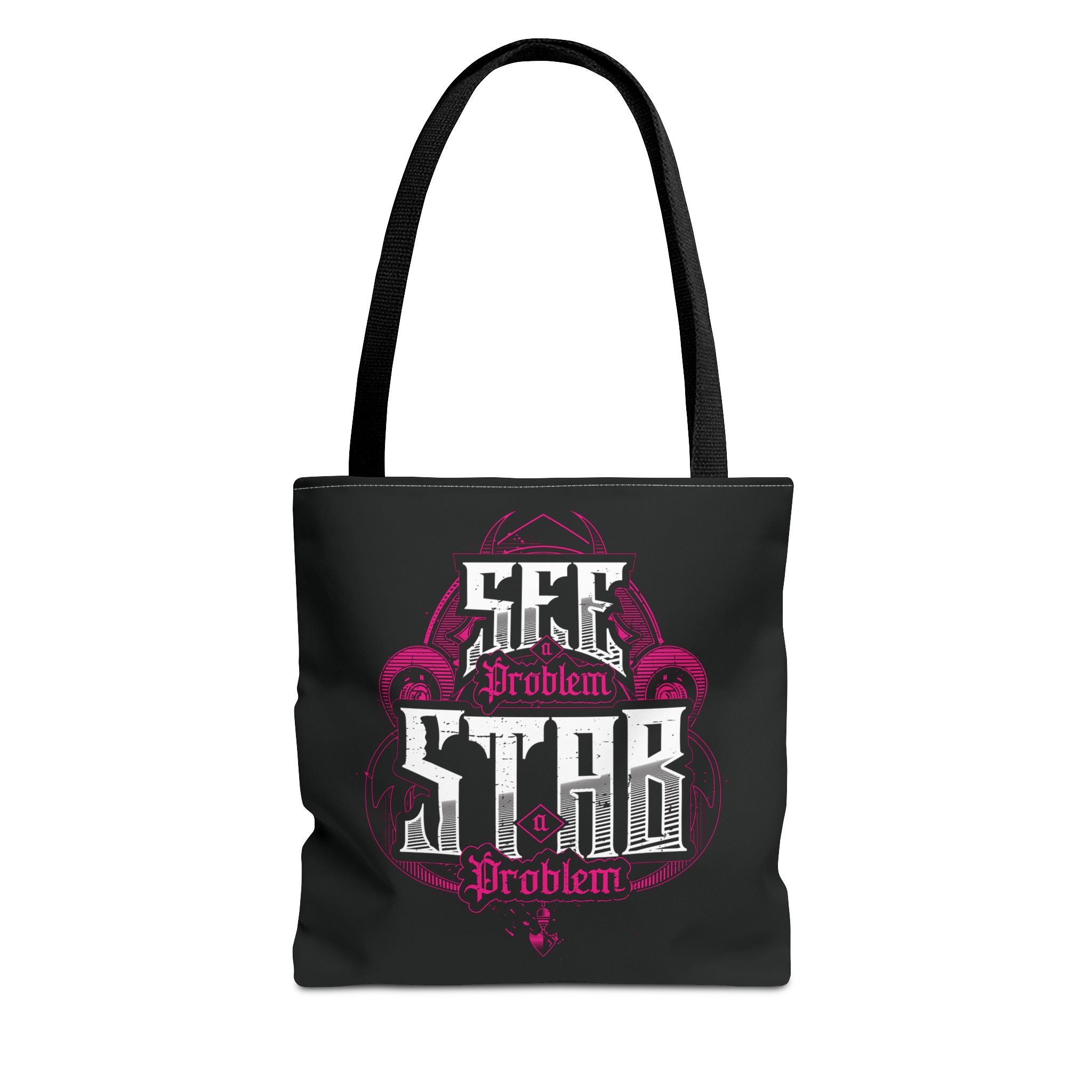 See a Problem Stab a Problem Tote Bag (Pink) - Image 2