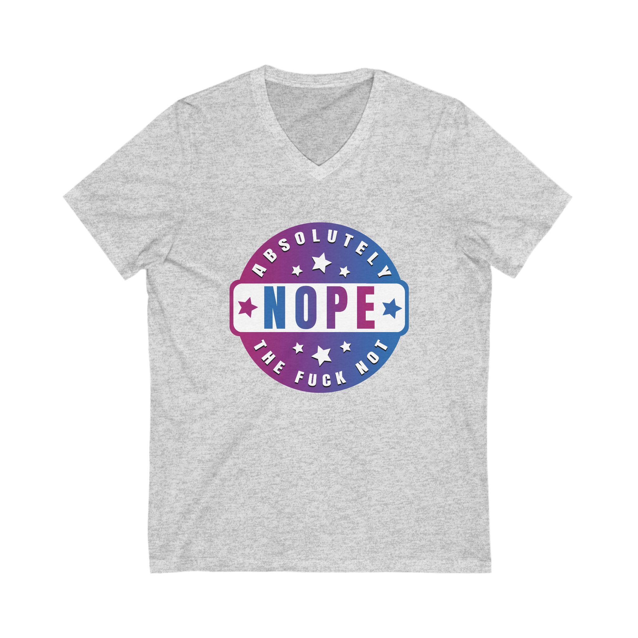 NOPE V-Neck Tee - Image 3
