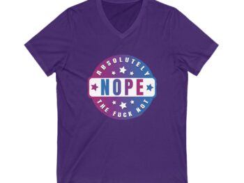 NOPE V-Neck Tee